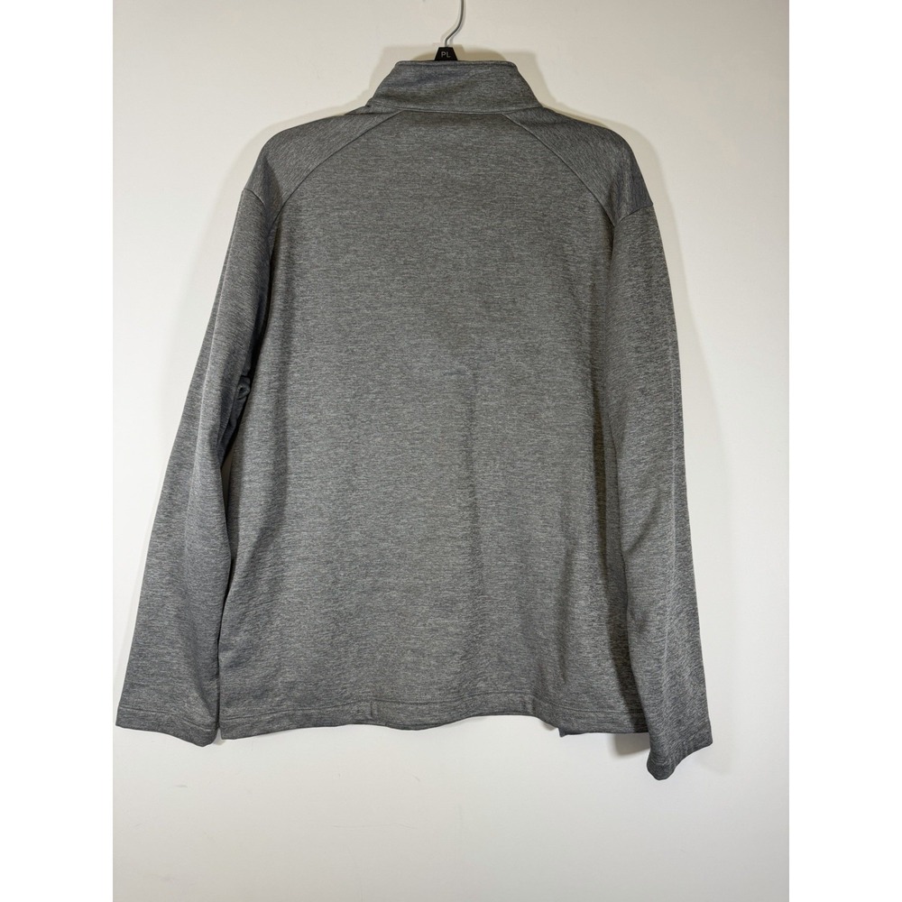 Callaway‎ Men's Gold 1/4 Zip Jacket Size L Gray With Side pockets - Picture 7 of 8